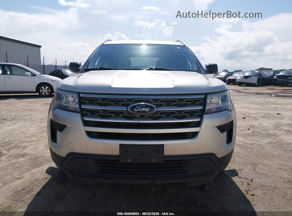 1FM5K8B89JGC45174 2018 FORD EXPLORER Silver Vista del cuadro de instrumentos