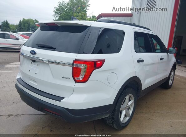 1FM5K8B89JGC45403 2018 FORD EXPLORER White Հետևի աջ