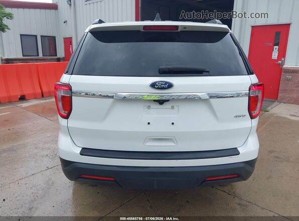 1FM5K8B89JGC45403 2018 FORD EXPLORER White 