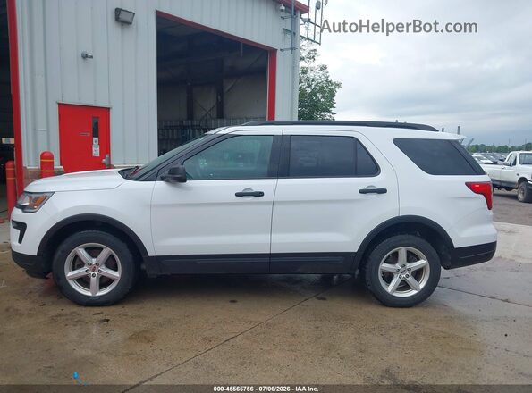 1FM5K8B89JGC45403 2018 FORD EXPLORER White 