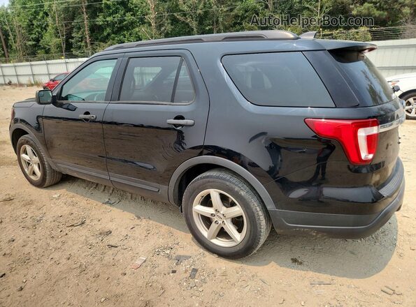 1FM5K8B89JGC45546 2018 FORD EXPLORER Black უკანა მარცხენა