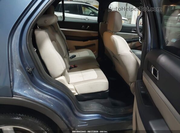 1FM5K8B89JGC45644 2018 FORD EXPLORER Blue Вид наклейки з VIN-кодом