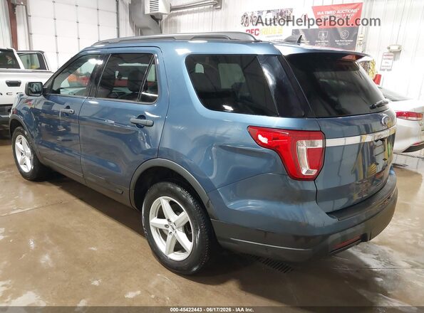 1FM5K8B89JGC45644 2018 FORD EXPLORER Blue Задня ліва чверть