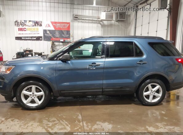 1FM5K8B89JGC45644 2018 FORD EXPLORER Blue Панорамний вид салону 360°