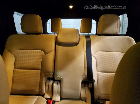 1FM5K8B8XGGC51736 2016 FORD EXPLORER Black უკანა სავარძლების ხედი