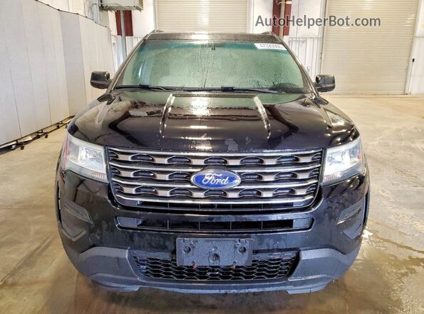 1FM5K8B8XGGC51736 2016 FORD EXPLORER Black წინა ხედი