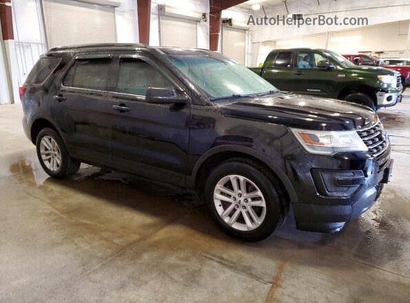 1FM5K8B8XGGC51736 2016 FORD EXPLORER Black წინა მარჯვენა