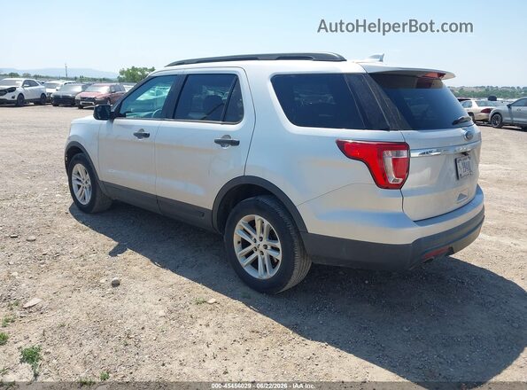 1FM5K8B8XHGC91932 2017 FORD EXPLORER Silver Trasero izquierdo
