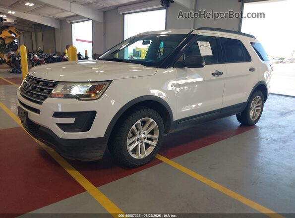 1FM5K8B8XHGD23987 2017 FORD EXPLORER White Vista tres cuartos delantera izquierda