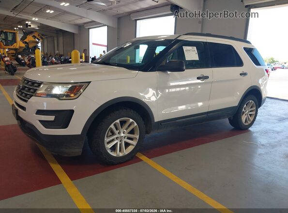 1FM5K8B8XHGD23987 2017 FORD EXPLORER White Vista del cuadro de instrumentos