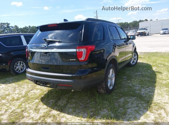 1FM5K8B8XJGC49654 2018 FORD EXPLORER Black უკანა მარჯვენა