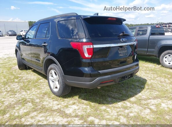 1FM5K8B8XJGC49654 2018 FORD EXPLORER Black უკანა მარცხენა