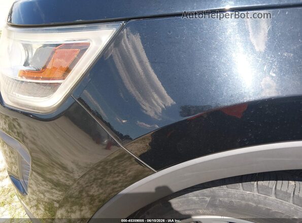 1FM5K8B8XJGC49654 2018 FORD EXPLORER Black ხელსაწყოთა პანელის ხედი