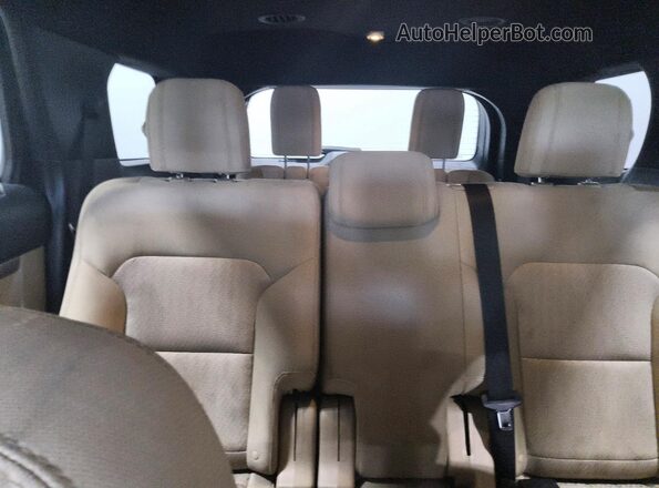 1FM5K8BH0GGC00665 2016 FORD EXPLORER Blue Vista de los asientos traseros