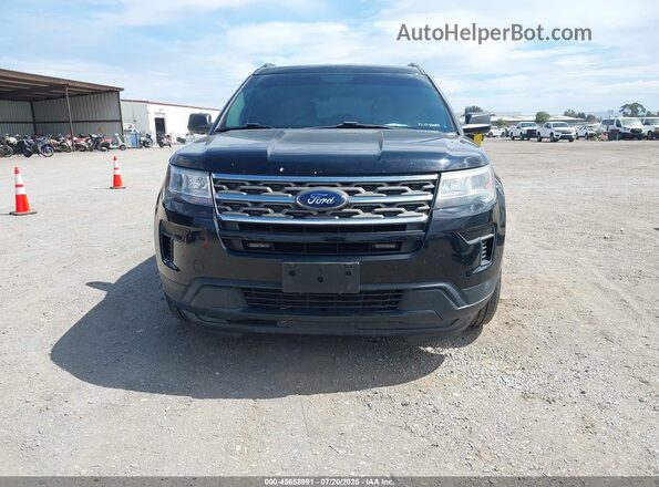 1FM5K8BH0JGC57133 2018 FORD EXPLORER Черный Вид щитка приборов