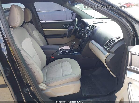 1FM5K8BH0JGC57133 2018 FORD EXPLORER Черный Вид салона спереди