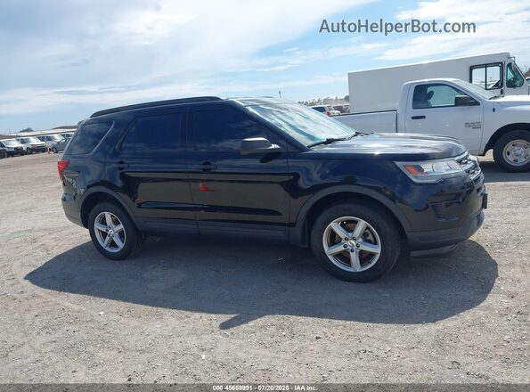 1FM5K8BH0JGC57133 2018 FORD EXPLORER Черный Вид задней части салона