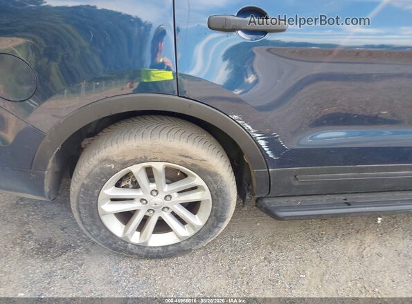 1FM5K8BH1HGC35622 2017 FORD EXPLORER Blue წინა ხედი