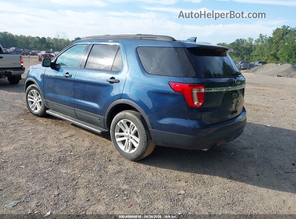 1FM5K8BH1HGC35622 2017 FORD EXPLORER Blue უკანა მარცხენა