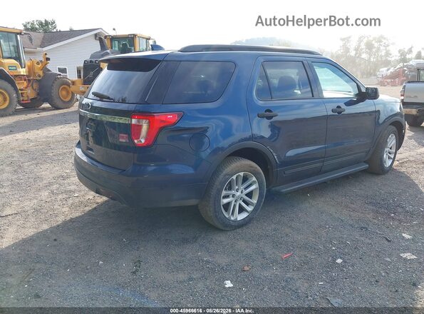 1FM5K8BH1HGC35622 2017 FORD EXPLORER Blue უკანა მარჯვენა