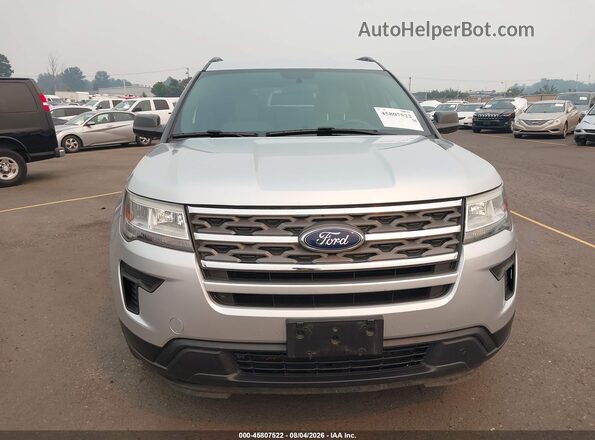 1FM5K8BH1JGC45251 2018 FORD EXPLORER Silver Widok zestawu wskaźników