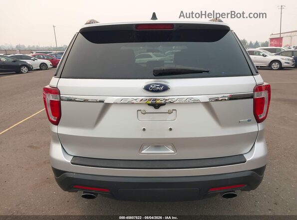 1FM5K8BH1JGC45251 2018 FORD EXPLORER Silver 