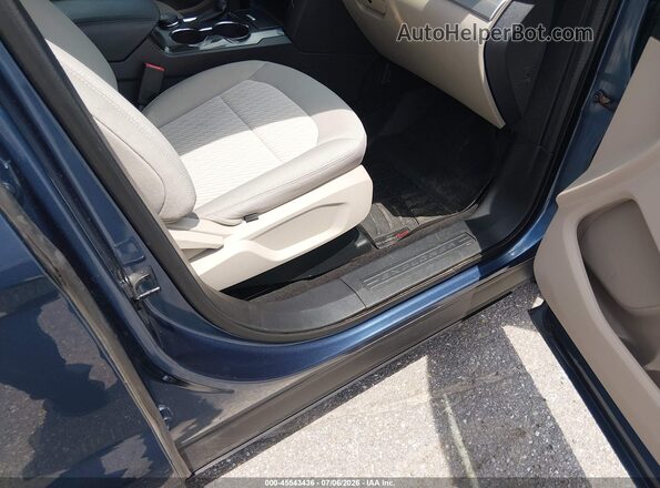 1FM5K8BH1JGC57156 2018 FORD EXPLORER Blue წინა სალონის ხედი