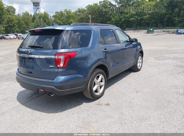 1FM5K8BH1JGC57156 2018 FORD EXPLORER Blue უკანა მარჯვენა