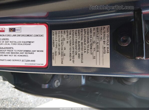 1FM5K8BH1JGC57156 2018 FORD EXPLORER Blue ძრავის განყოფილების ხედი
