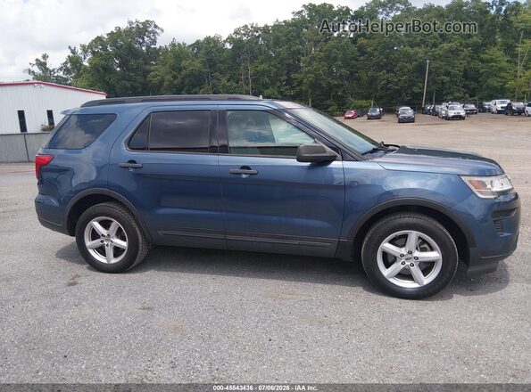 1FM5K8BH1JGC57156 2018 FORD EXPLORER Blue 