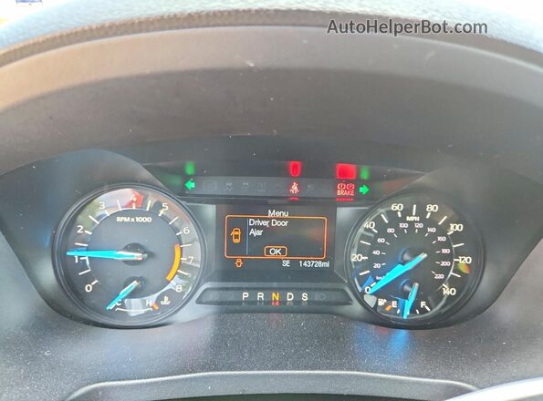 1FM5K8BH2HGC28677 2017 FORD EXPLORER Black Вид щитка приладів