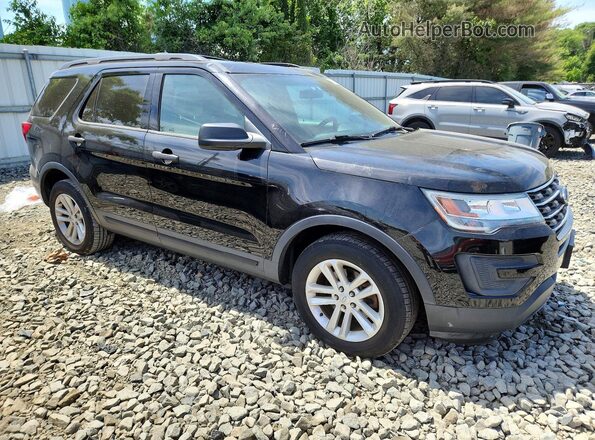 1FM5K8BH2HGC28677 2017 FORD EXPLORER Black Передня права чверть