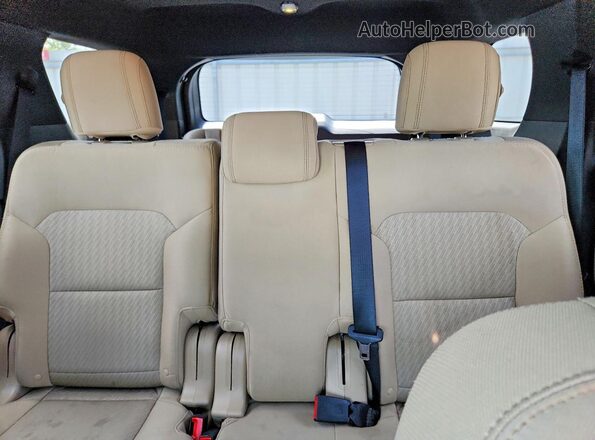 1FM5K8BH2HGC28677 2017 FORD EXPLORER Black Вид задніх сидінь