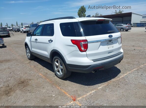 1FM5K8BH2JGC45565 2018 FORD EXPLORER White უკანა მარცხენა