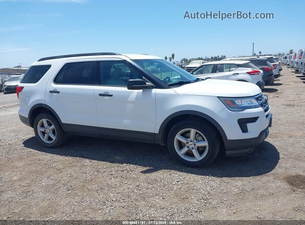 1FM5K8BH2JGC45565 2018 FORD EXPLORER White სალონის 360-გრადუსიანი ხედი