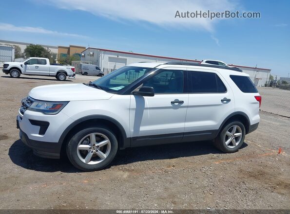 1FM5K8BH2JGC45565 2018 FORD EXPLORER White 