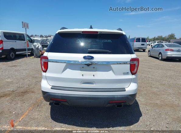 1FM5K8BH2JGC45565 2018 FORD EXPLORER White 