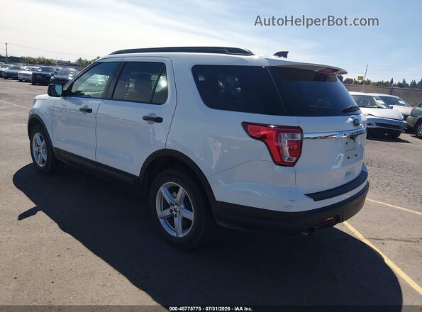 1FM5K8BH4JGC45325 2018 FORD EXPLORER White Tył lewy