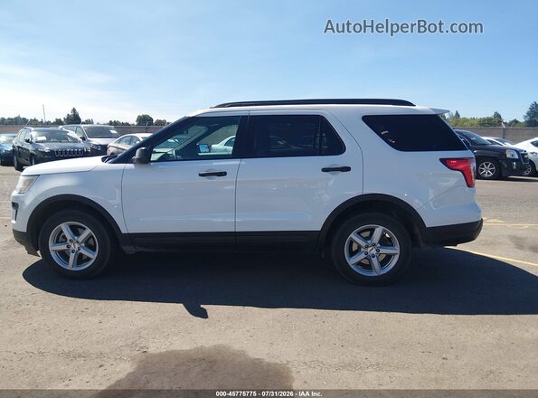 1FM5K8BH4JGC45325 2018 FORD EXPLORER White Widok wnętrza 360 stopni