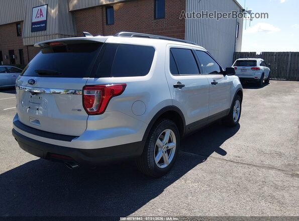 1FM5K8BH5JGC45575 2018 FORD EXPLORER Silver უკანა მარჯვენა