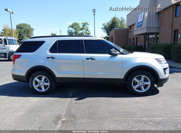 1FM5K8BH5JGC45575 2018 FORD EXPLORER Silver 