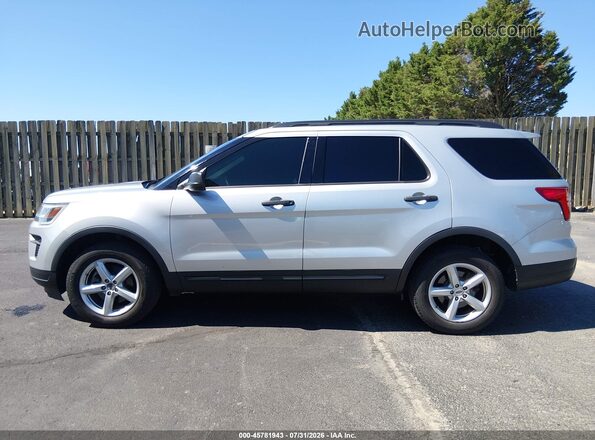 1FM5K8BH5JGC45575 2018 FORD EXPLORER Silver 