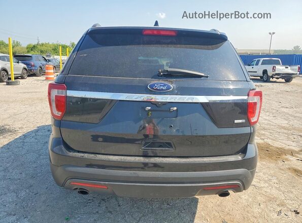 1FM5K8BH6HGA06045 2017 FORD EXPLORER Черный Вид сзади