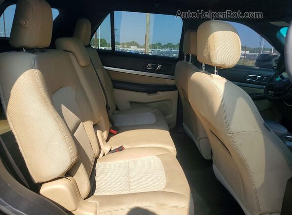 1FM5K8BH6HGA06045 2017 FORD EXPLORER Черный Вид задней части салона