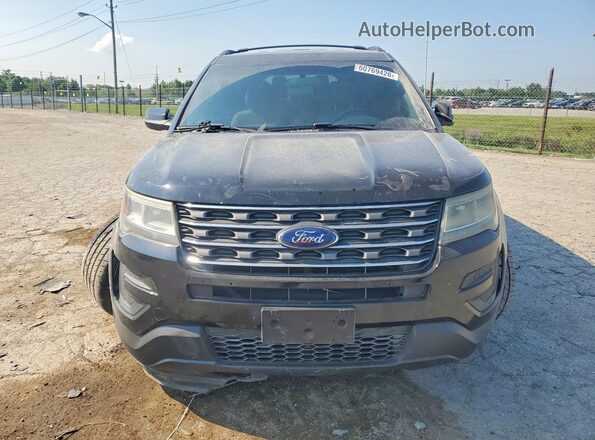 1FM5K8BH6HGA06045 2017 FORD EXPLORER Черный Вид спереди