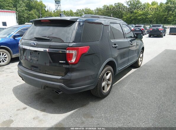 1FM5K8BH7JGC57159 2018 FORD EXPLORER Gray Tył prawy
