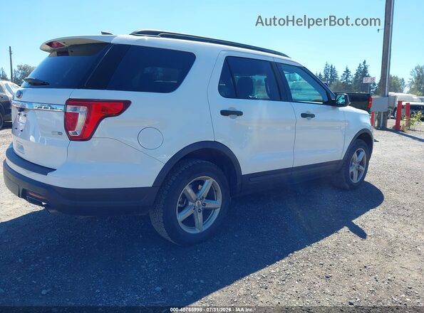 1FM5K8BH8JGC45232 2018 FORD EXPLORER White Tył prawy