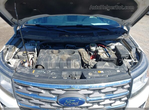 1FM5K8BH8JGC45232 2018 FORD EXPLORER White Widok z tyłu