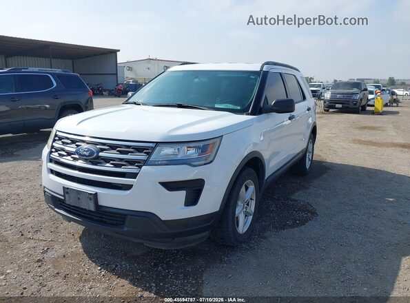 1FM5K8BH8JGC57137 2018 FORD EXPLORER White Widok z przodu