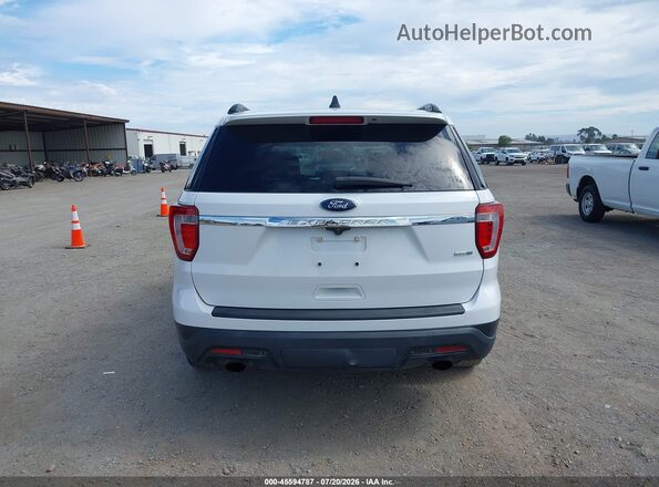 1FM5K8BH8JGC57137 2018 FORD EXPLORER White 